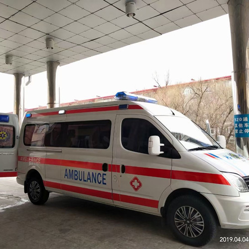 鹤岗救护车出租服务案例2